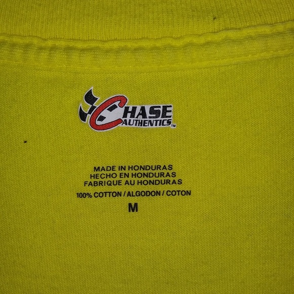 Jeff Gordan 24 Hendrick Motorsports Race Car Yellow T-Shirt, Double Sided - Picture 14 of 16